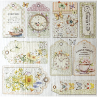 Ciao Bella Flower Shop 6x6 Inch Deluxe Paper Pearl (5pcs) (CBDQ011)